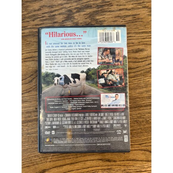 Me Myself & Irene DVD Special Edition Comedy Movie Jim Carrey Pre-Owned - Picture 4 of 4